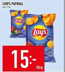 Matdax Lay's Chips paprika erbjuda