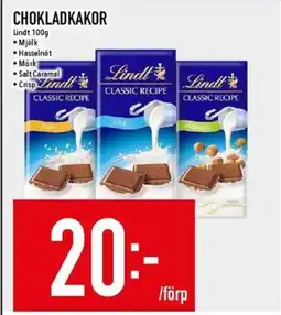 Matdax Lindt Chokladkakor erbjuda