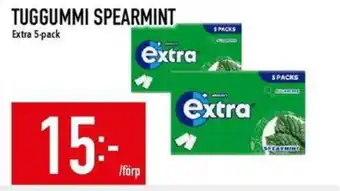 Matdax Extra Tuggummi spearmint erbjuda