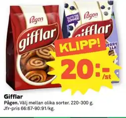 Coop Konsum Pågen Gifflar erbjuda