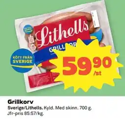 Coop Konsum Lithells Grillkorv erbjuda