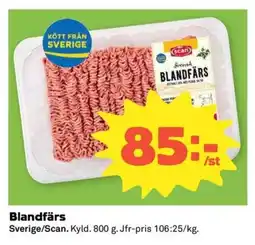 Coop Konsum Scan Blandfärs erbjuda