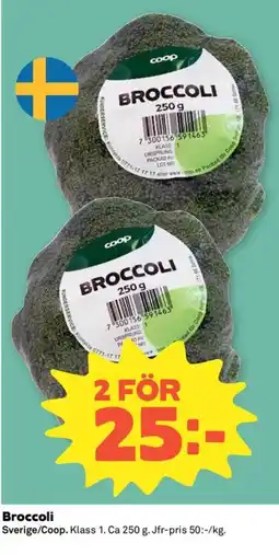 Coop Konsum Coop Broccoli erbjuda