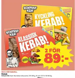 Coop Konsum Schysst Käk Kebab erbjuda