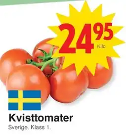 Matöppet Kvisttomater erbjuda