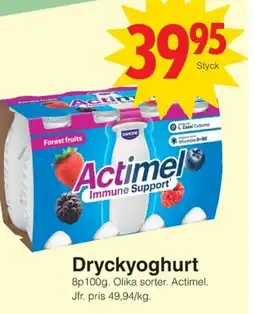 Matöppet Actimel Dryckyoghurt erbjuda