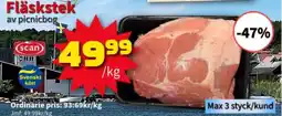 Extra Mjällby Stormarknad Fläskstek erbjuda