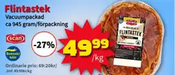 Extra Mjällby Stormarknad Flintastek erbjuda