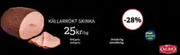 Extra Mjällby Stormarknad Källarrökt skinka erbjuda