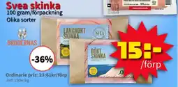 Extra Mjällby Stormarknad Svea skinka erbjuda