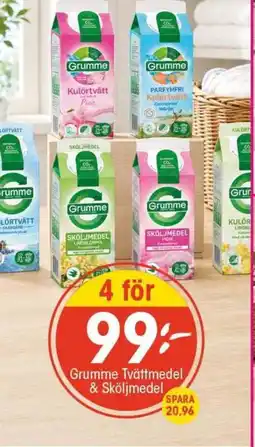 EKO Grumme Tvättmedel & Sköljmedel erbjuda