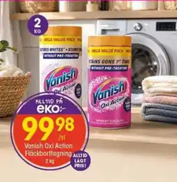 EKO Vanish Oxi Action Fläckborttagning erbjuda