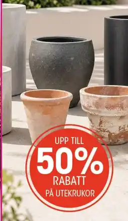 EKO Rabatt på utekrukor erbjuda