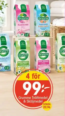 EKO Grumme Tvättmedel & Sköljmedel erbjuda