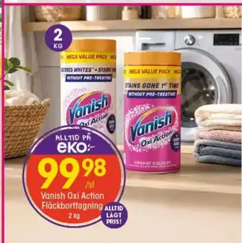 EKO Vanish Oxi Action Fläckborttagning erbjuda