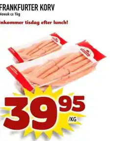 Din Mat Frankfurter korv nowak ca erbjuda