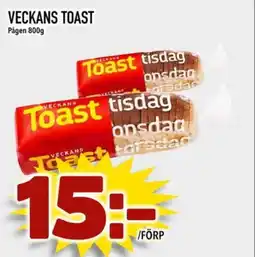 Din Mat Veckans toast erbjuda