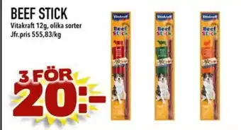 Din Mat Beef stick erbjuda