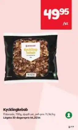 Hemköp Kycklingkebab erbjuda