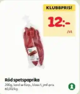 Hemköp Röd spetspaprika erbjuda