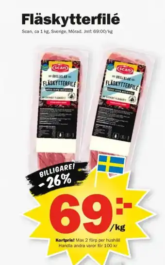 Fläskytterfilé