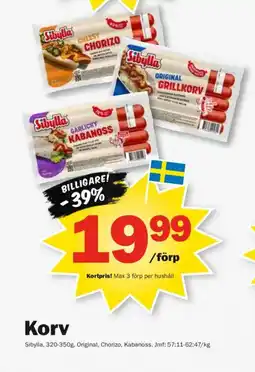 Pekås Korv erbjuda