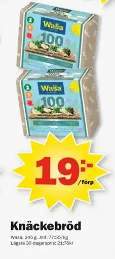 Pekås Knäckebröd erbjuda