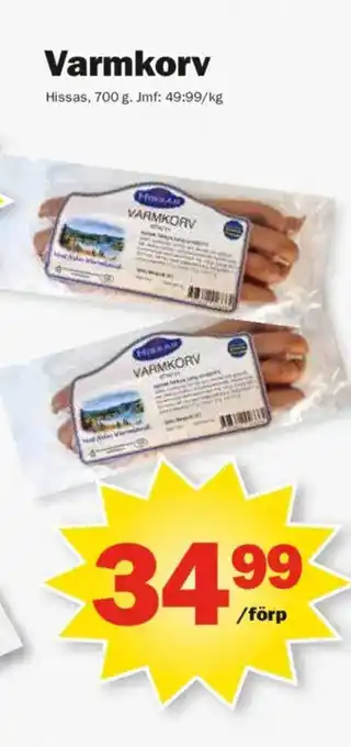 Pekås Varmkorv erbjuda