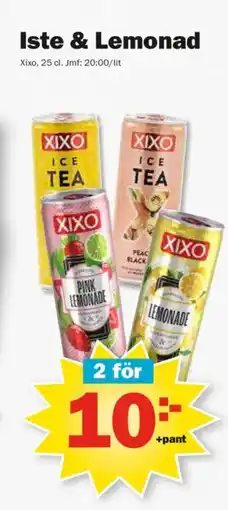 Pekås Iste & Lemonad erbjuda