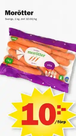 Pekås Morötter erbjuda