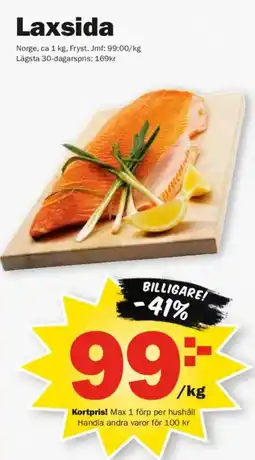Pekås Laxsida erbjuda