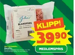 Stora Coop Blandfärs, Medlemspris erbjuda