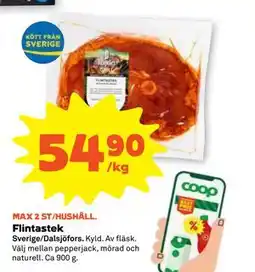 Stora Coop Flintastek erbjuda