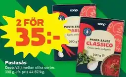 Stora Coop Pastasås erbjuda