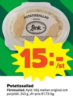 Stora Coop Potatissallad erbjuda