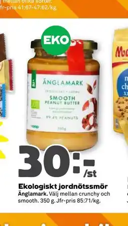 Stora Coop Ekologiskt jordnötssmör erbjuda