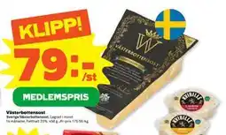 Stora Coop Västerbottensost, Medlemspris erbjuda