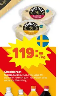 Stora Coop Cheddarost erbjuda