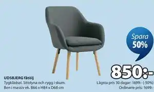 UDSBJERG fåtölj