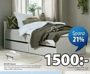 BILLUND sängram