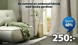 JYSK ANJAN gardin erbjuda