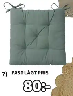 JYSK HVITLYNG stolsdyna erbjuda