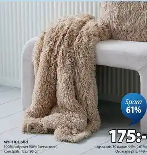 MYRFIOL pläd