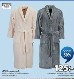 JYSK LERUM morgonrock erbjuda