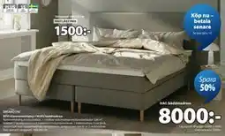 JYSK NEVLA kontinentalsäng + MURU bäddmadrass erbjuda