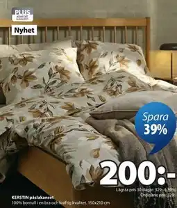 JYSK KERSTIN påslakanset erbjuda