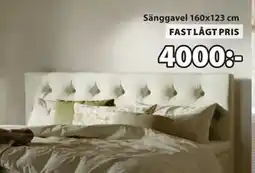 JYSK Sänggavel 160x123 cm erbjuda