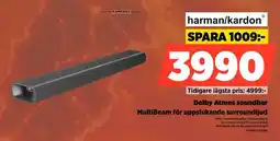 Power Harman/kardon Dolby Atmos soundbar MultiBeam för uppslukande surroundljud erbjuda