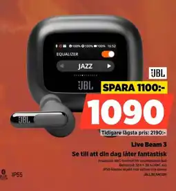 Power Jbl Live Beam 3 Se till att din dag låter fantastisk erbjuda
