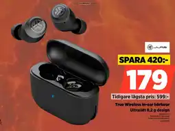 Power True Wireless in-ear hörlurar Ultralätt 8,2 g design erbjuda